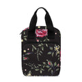 Red Rose Floral Pattern Print Bible Tote Bag