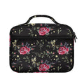 Red Rose Floral Pattern Print Briefcase Bible Bag