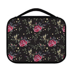 Red Rose Floral Pattern Print Classic Bible Case