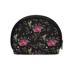 Red Rose Floral Pattern Print Coin Purse