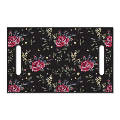 Red Rose Floral Pattern Print Golf Cart Seat Cover