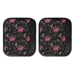 Red Rose Floral Pattern Print Handle Covers