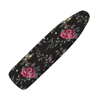 Red Rose Floral Pattern Print Ironing Board Cover