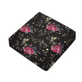 Red Rose Floral Pattern Print Outdoor Seat Cushion Cover