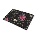 Red Rose Floral Pattern Print Pet Cooling Mat Cover