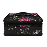 Red Rose Floral Pattern Print Small Lunch Bag