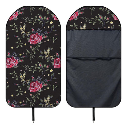 Red Rose Floral Pattern Print Waterproof Car Seat Cover