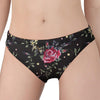 Red Rose Floral Pattern Print Women's Panties