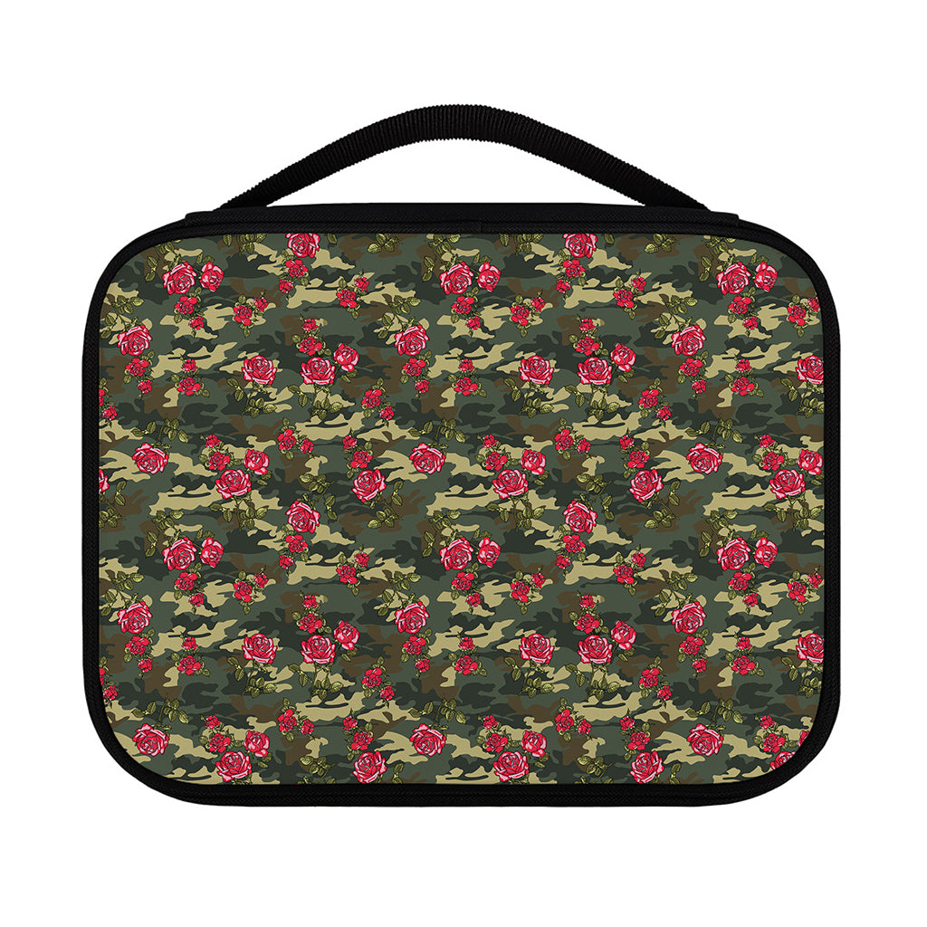 Red Rose Flower Camouflage Print Classic Bible Case