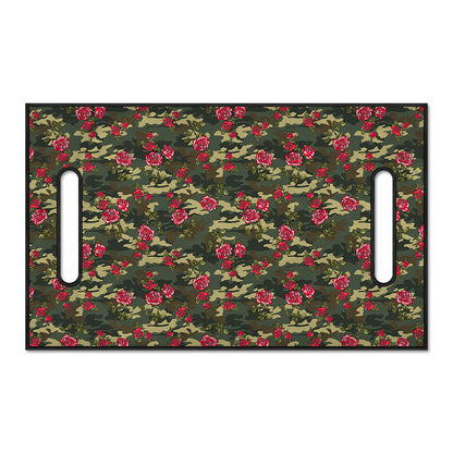 Red Rose Flower Camouflage Print Golf Cart Seat Cover