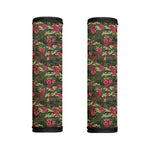 Red Rose Flower Camouflage Print Handle Covers