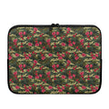 Red Rose Flower Camouflage Print Laptop Sleeve