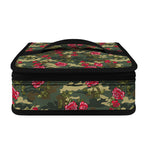 Red Rose Flower Camouflage Print Small Lunch Bag