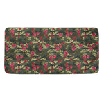 Red Rose Flower Camouflage Print Towel