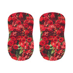 Red Rose Flower Print Bar Stool Covers