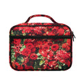 Red Rose Flower Print Briefcase Bible Bag