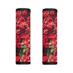 Red Rose Flower Print Handle Covers