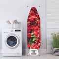 Red Rose Flower Print Ironing Board Cover