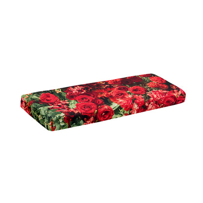 Red Rose Flower Print Piano Keyboard Cover