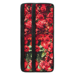Red Rose Flower Print Refrigerator Handle Covers
