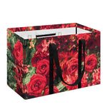 Red Rose Flower Print Utility Tote Bag