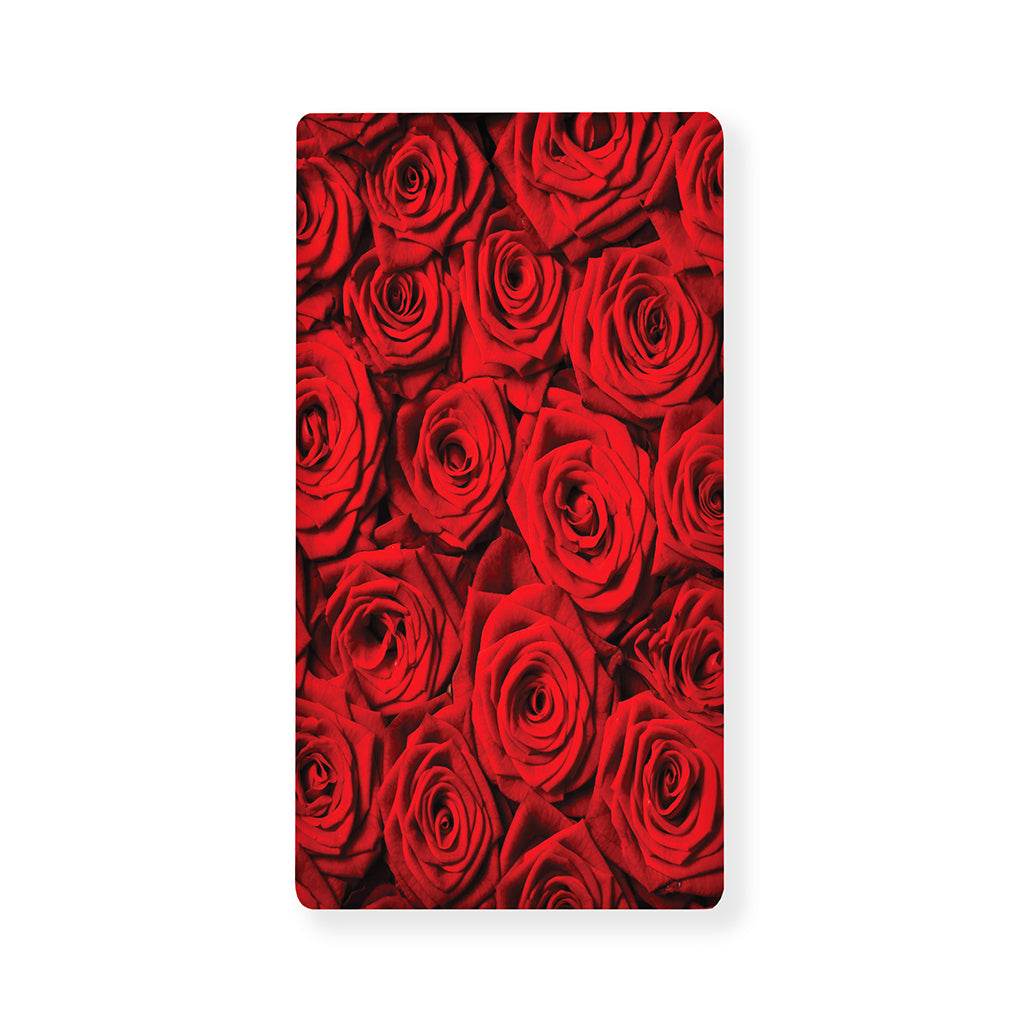 Red Rose Print Baby Crib Sheet