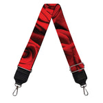 Red Rose Print Bag Strap