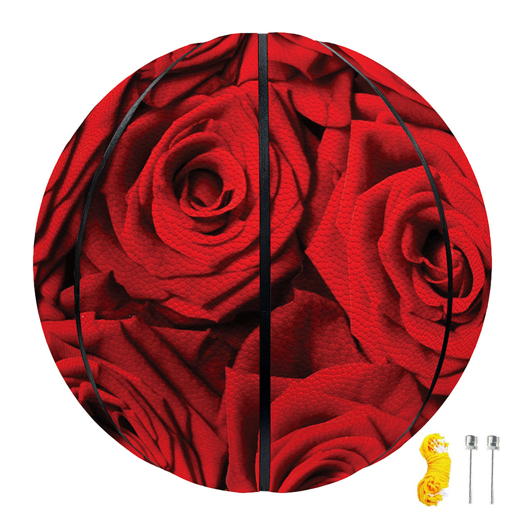 Red Rose Print Basketball