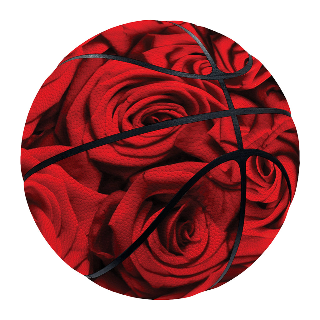 Red Rose Print Basketball