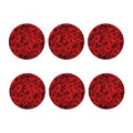 Red Rose Print Coaster Set