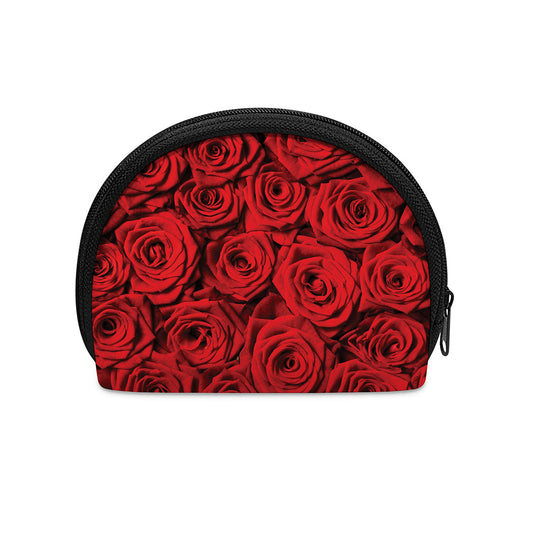 Red Rose Print Coin Purse