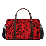 Red Rose Print Duffle Bag