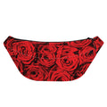 Red Rose Print Fanny Pack