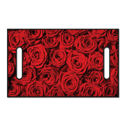 Red Rose Print Golf Cart Seat Cover