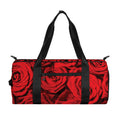 Red Rose Print Gym Bag