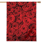 Red Rose Print House Flag