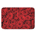 Red Rose Print Indoor Door Mat