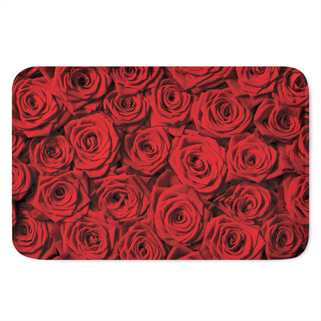 Red Rose Print Indoor Door Mat