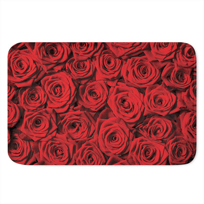 Red Rose Print Indoor Door Mat