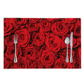 Red Rose Print Placemat