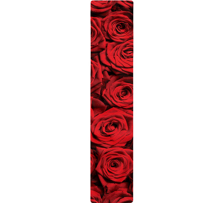 Red Rose Print Table Runner
