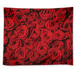 Red Rose Print Tapestry