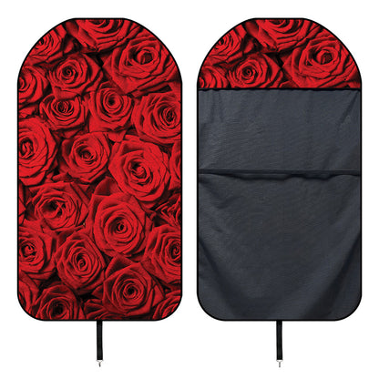 Red Rose Print Waterproof Car Seat Cover