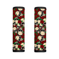 Red Rose Skull Pattern Print Handle Covers