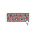 Red Roses Houndstooth Pattern Print Extended Mouse Pad