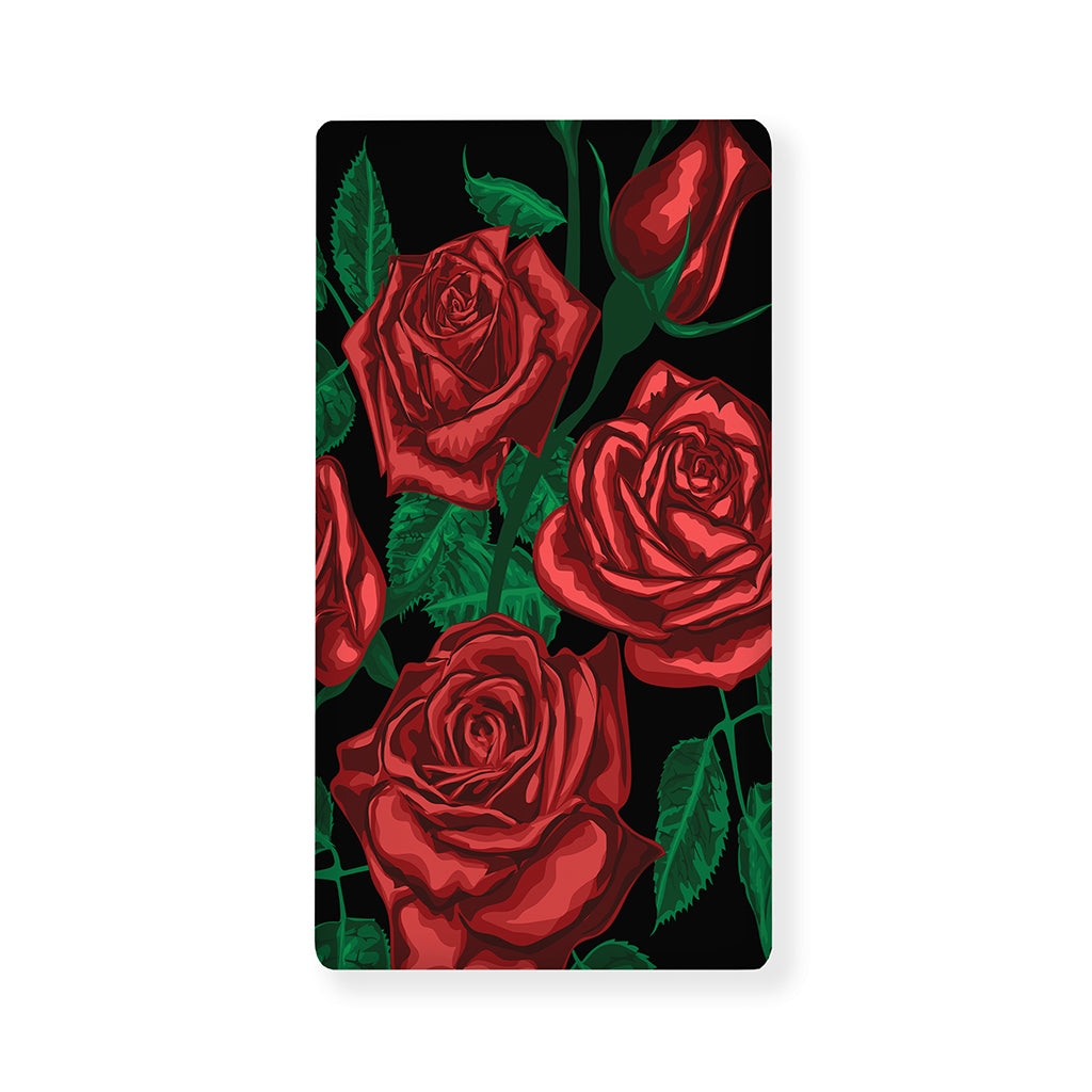 Red Roses Tattoo Print Baby Crib Sheet