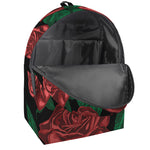 Red Roses Tattoo Print Backpack