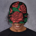 Red Roses Tattoo Print Baseball Cap