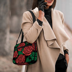 Red Roses Tattoo Print Double Strap Bible Bag