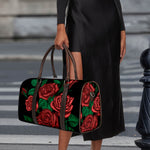 Red Roses Tattoo Print Duffle Bag